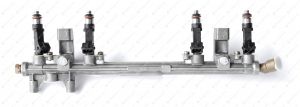 Топливопровод (рампа) УМЗ-4213 в сб.с форсунками Топливопровод (рампа) УМЗ-4213 в сб.с форсунками