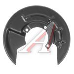 Щит переднего тормоза Г-33027 4х4 левый